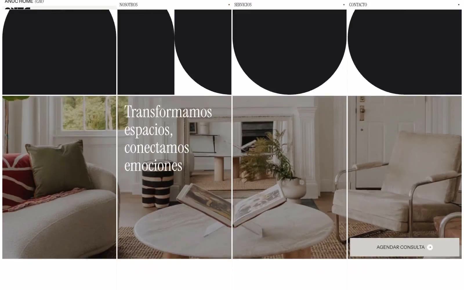Screenshot of Anuc Home