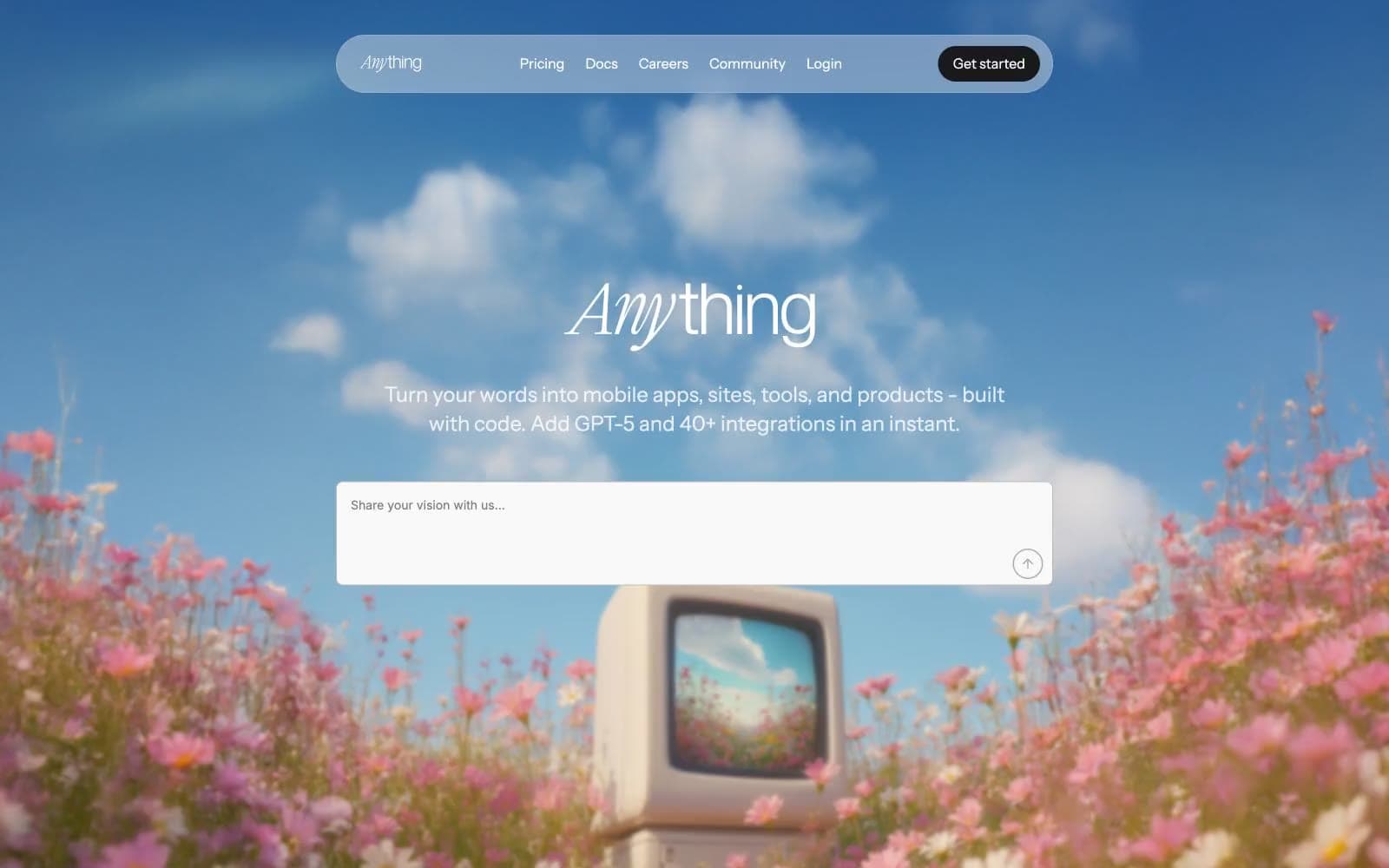 Screenshot of Anything