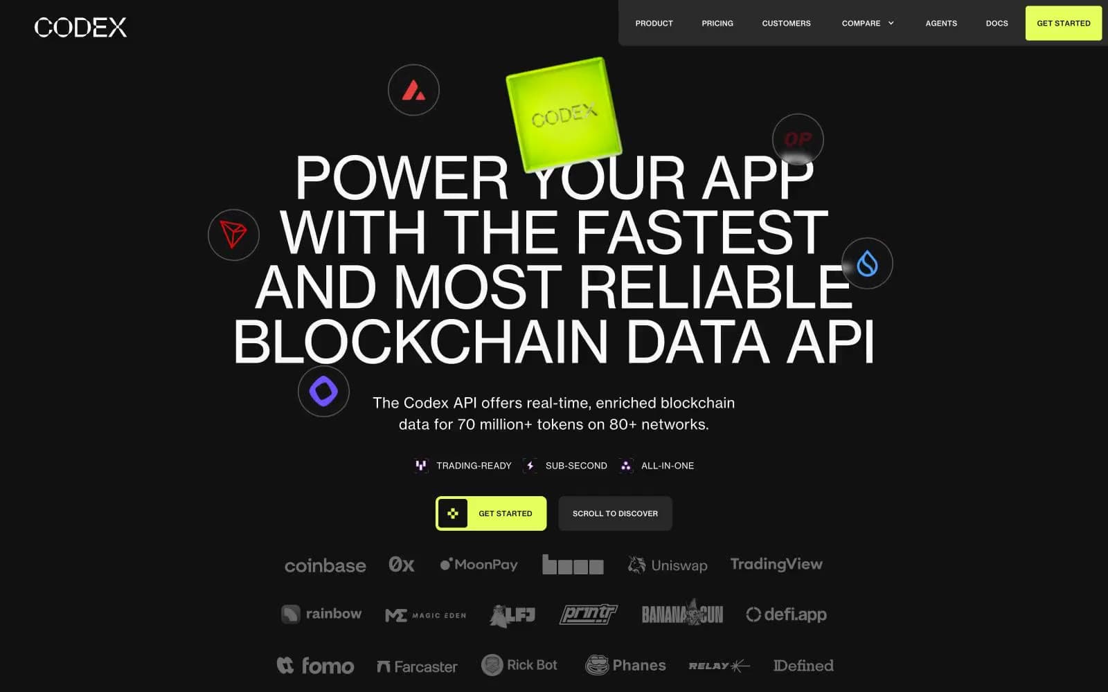 Screenshot of Codex.io