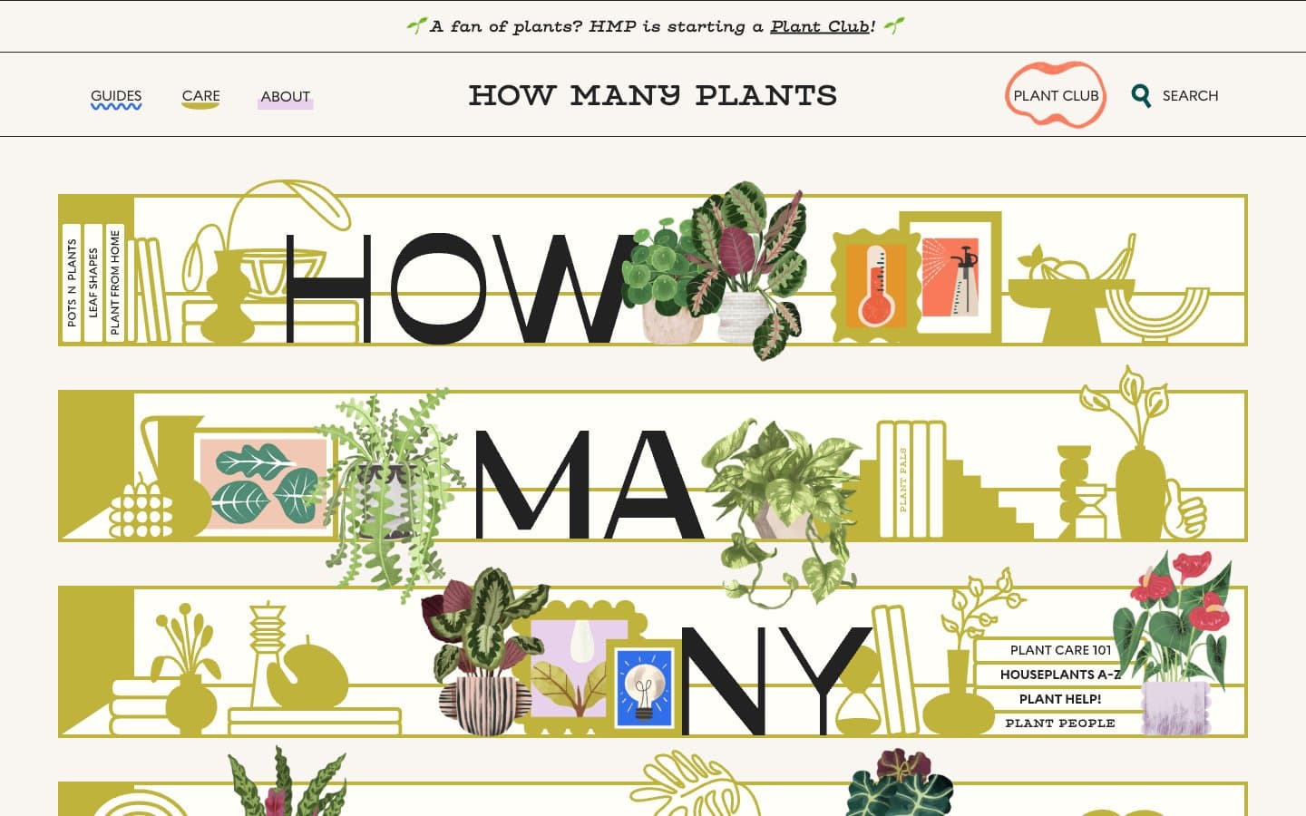 Screenshot of How Many Plants