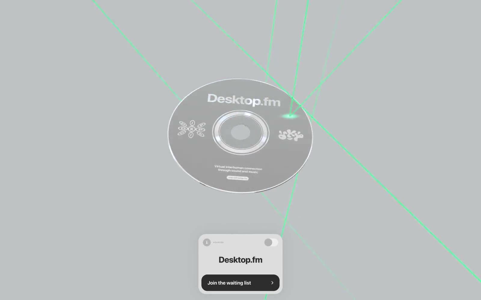 Screenshot of Desktop.fm