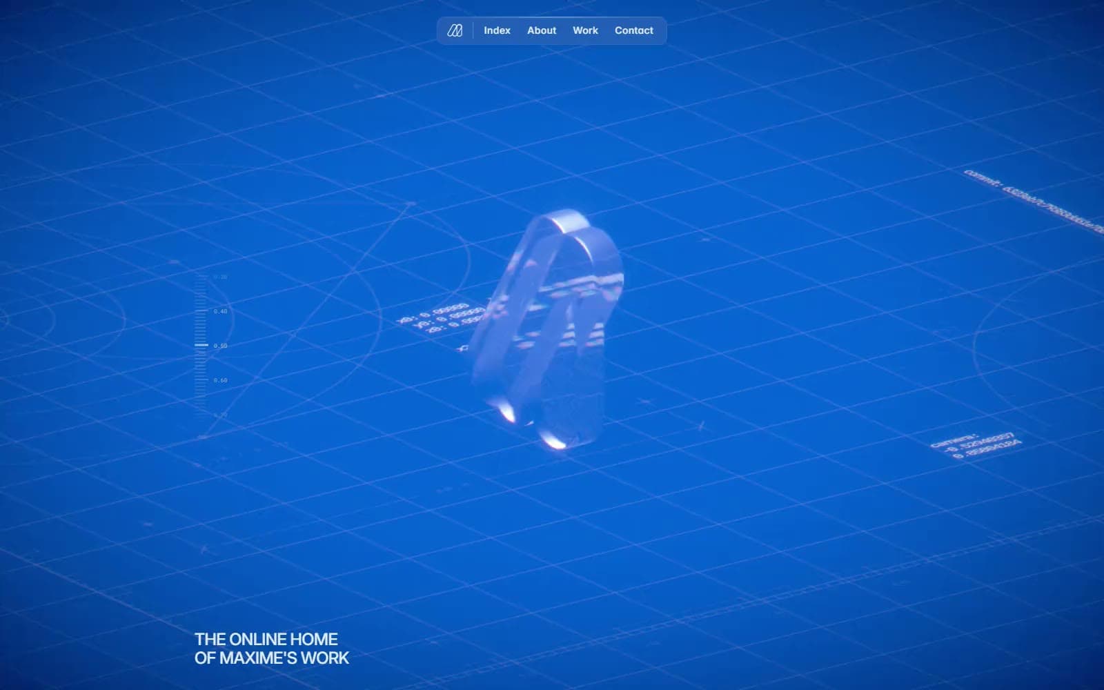 Screenshot of Maxime Heckel