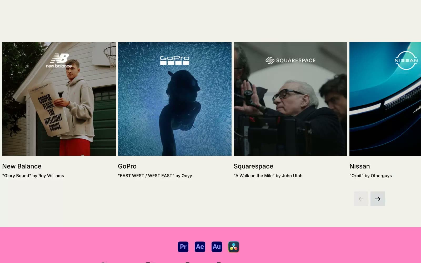Screenshot of Epidemicsound