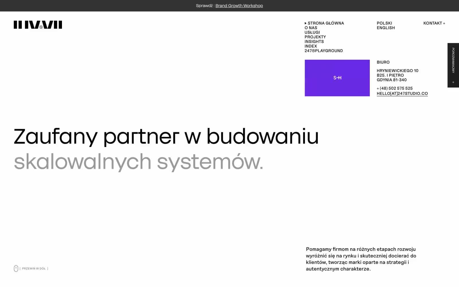 Screenshot of Agencja brandingowa