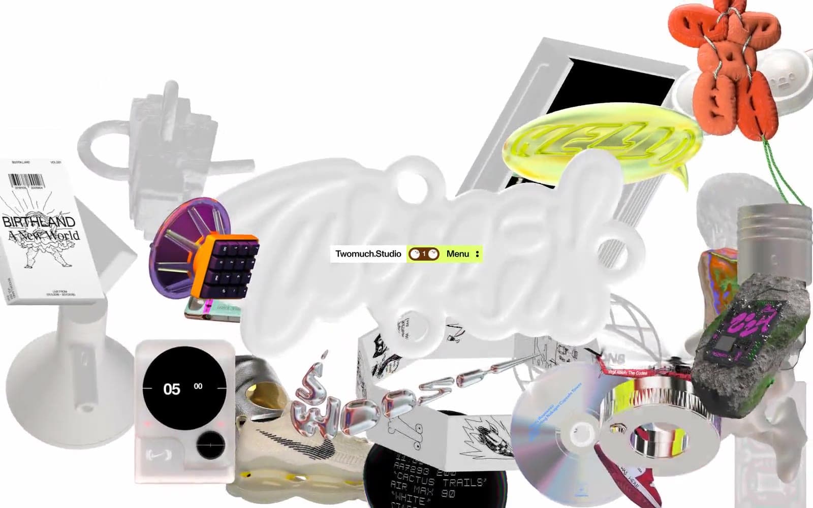 Screenshot of TWOMUCH.STUDIO