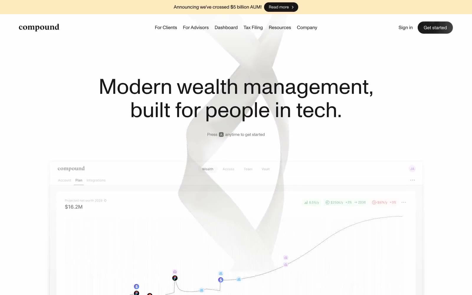 Screenshot of Compound