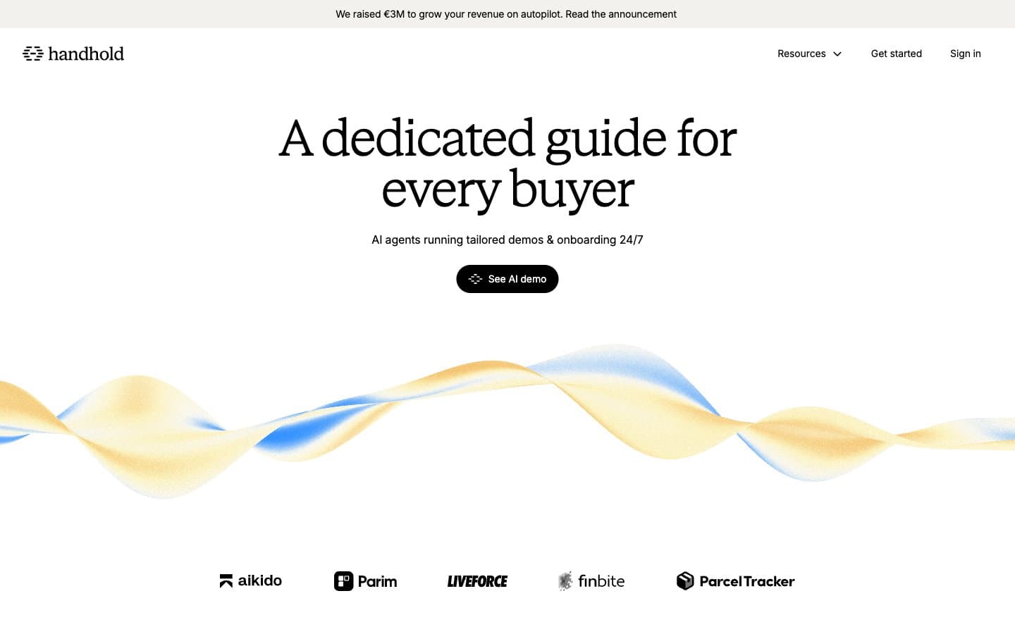 Screenshot of Handhold