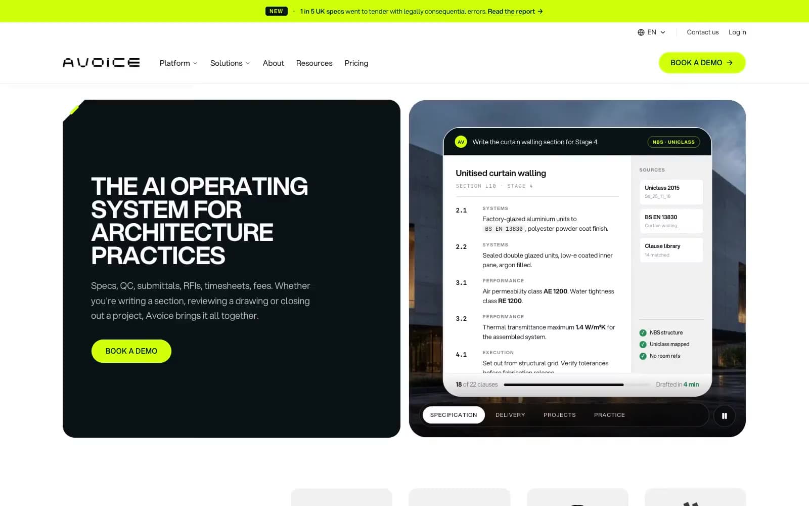 Screenshot of Avoice