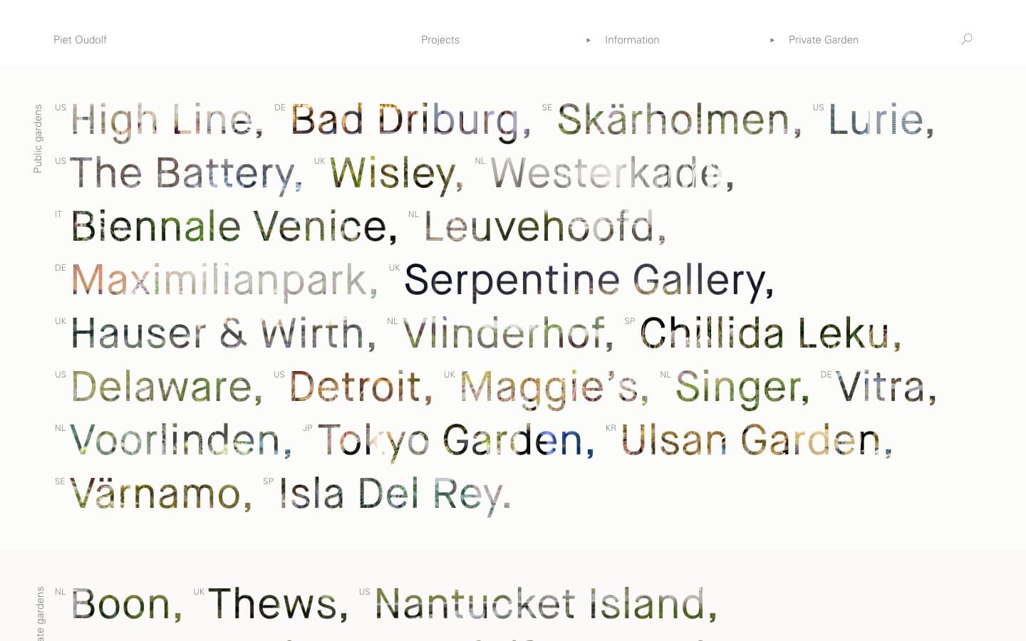 Screenshot of Piet Oudolf