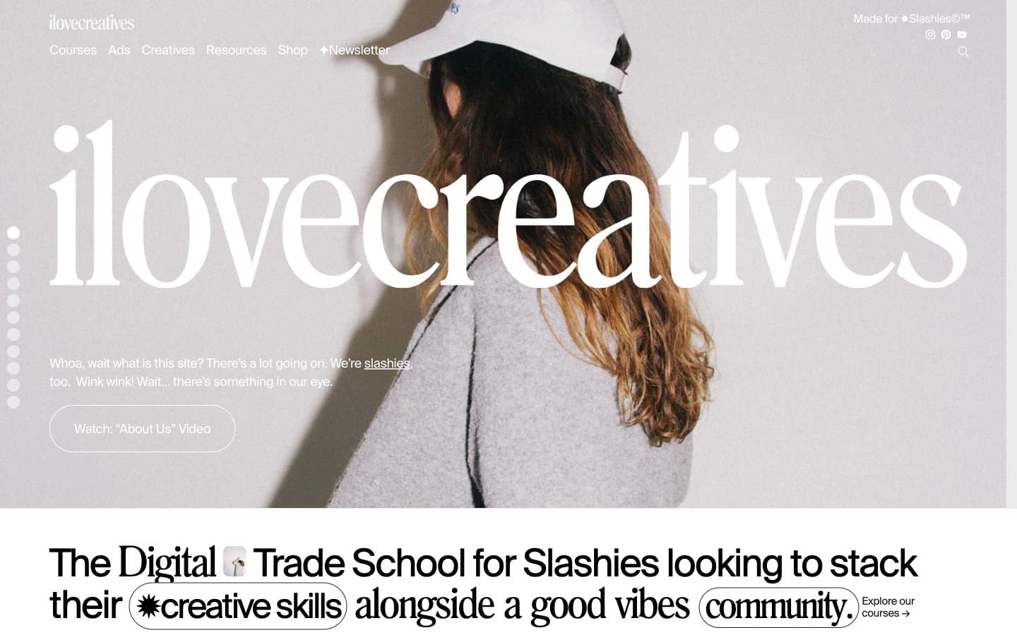 Screenshot of ilovecreatives