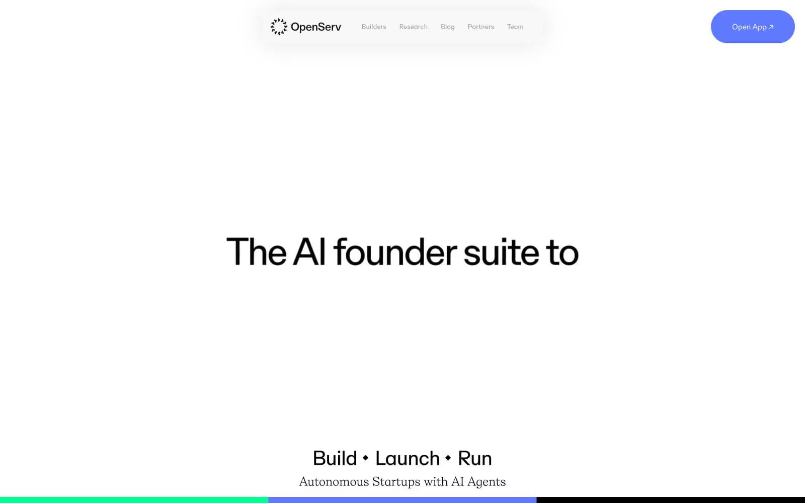 Screenshot of OpenServ