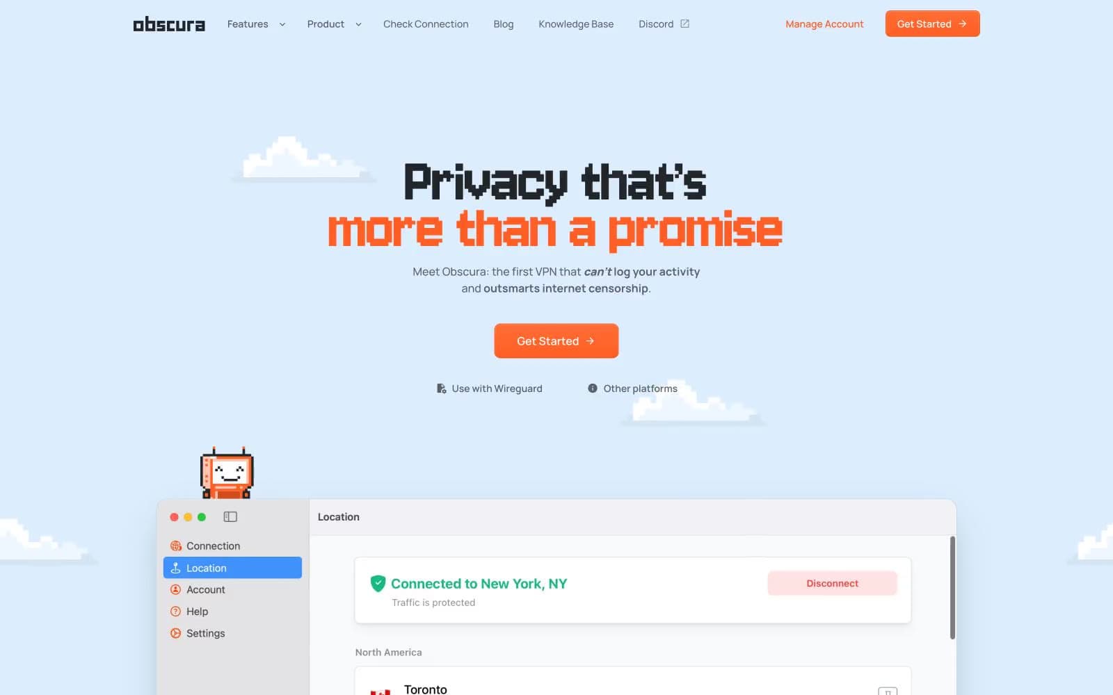 Screenshot of Obscura
