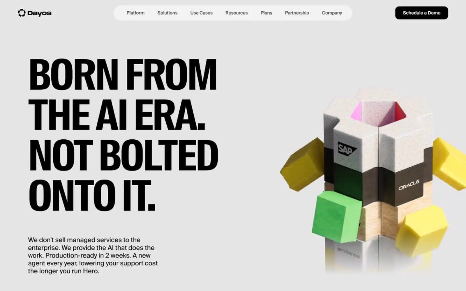 Screenshot of AI for Business
