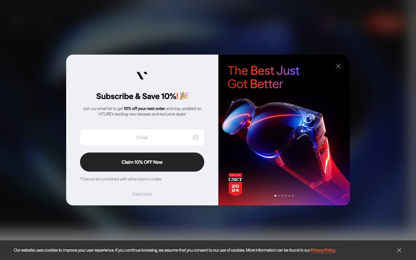 Screenshot of VITURE