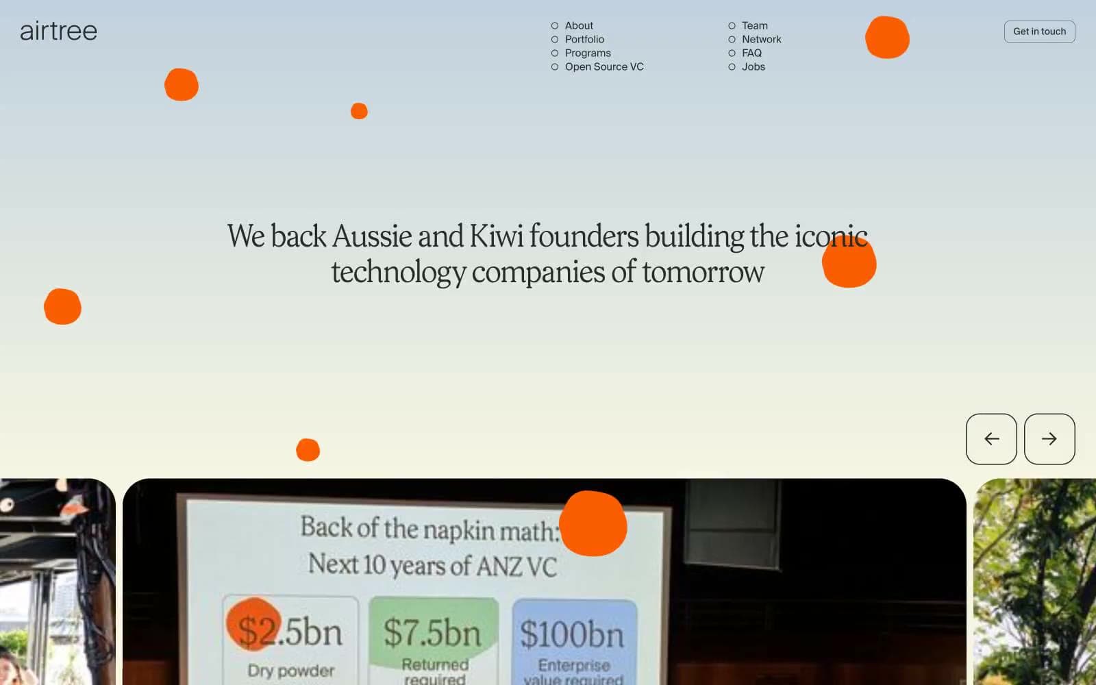 Screenshot of Home