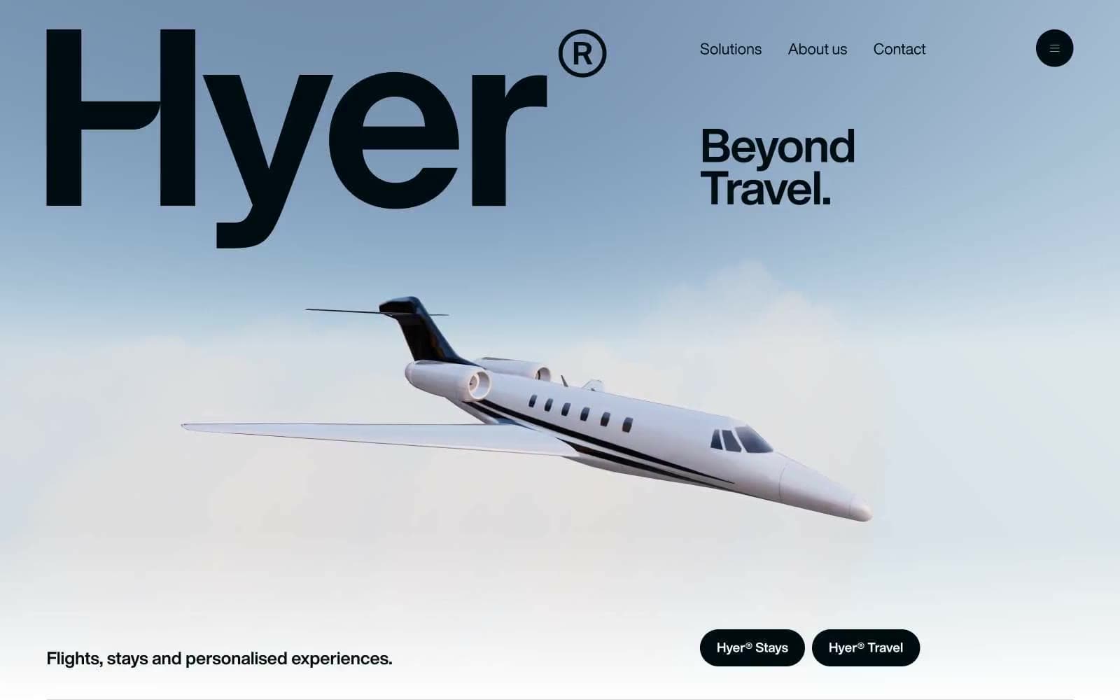 Screenshot of Hyer Aviation