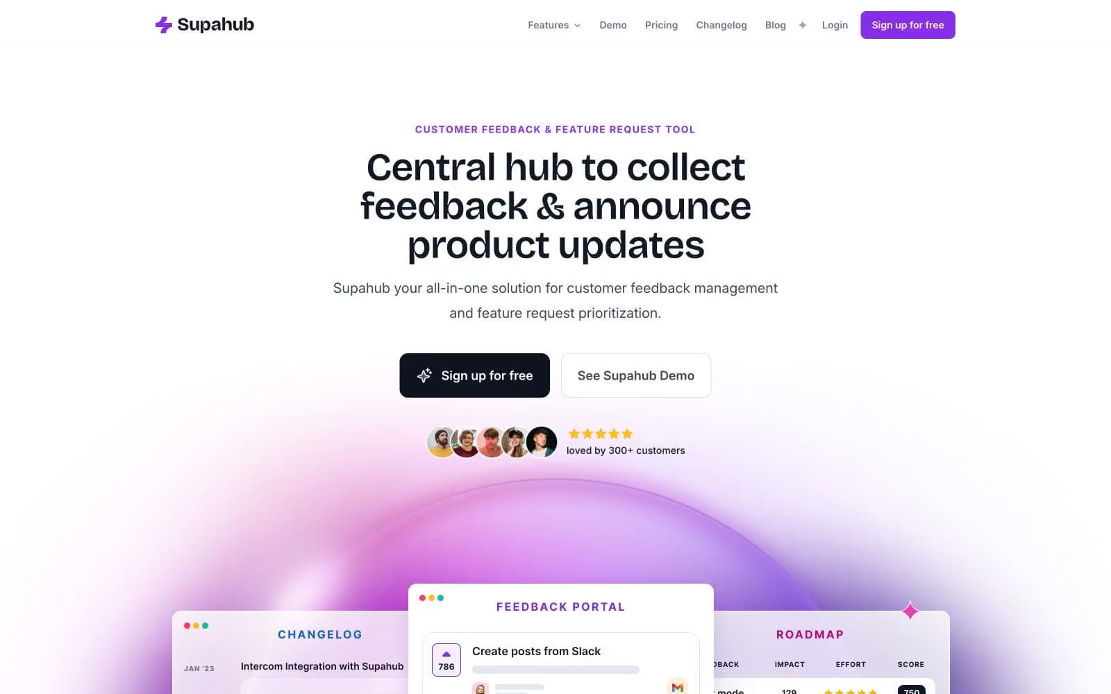 Screenshot of Supahub