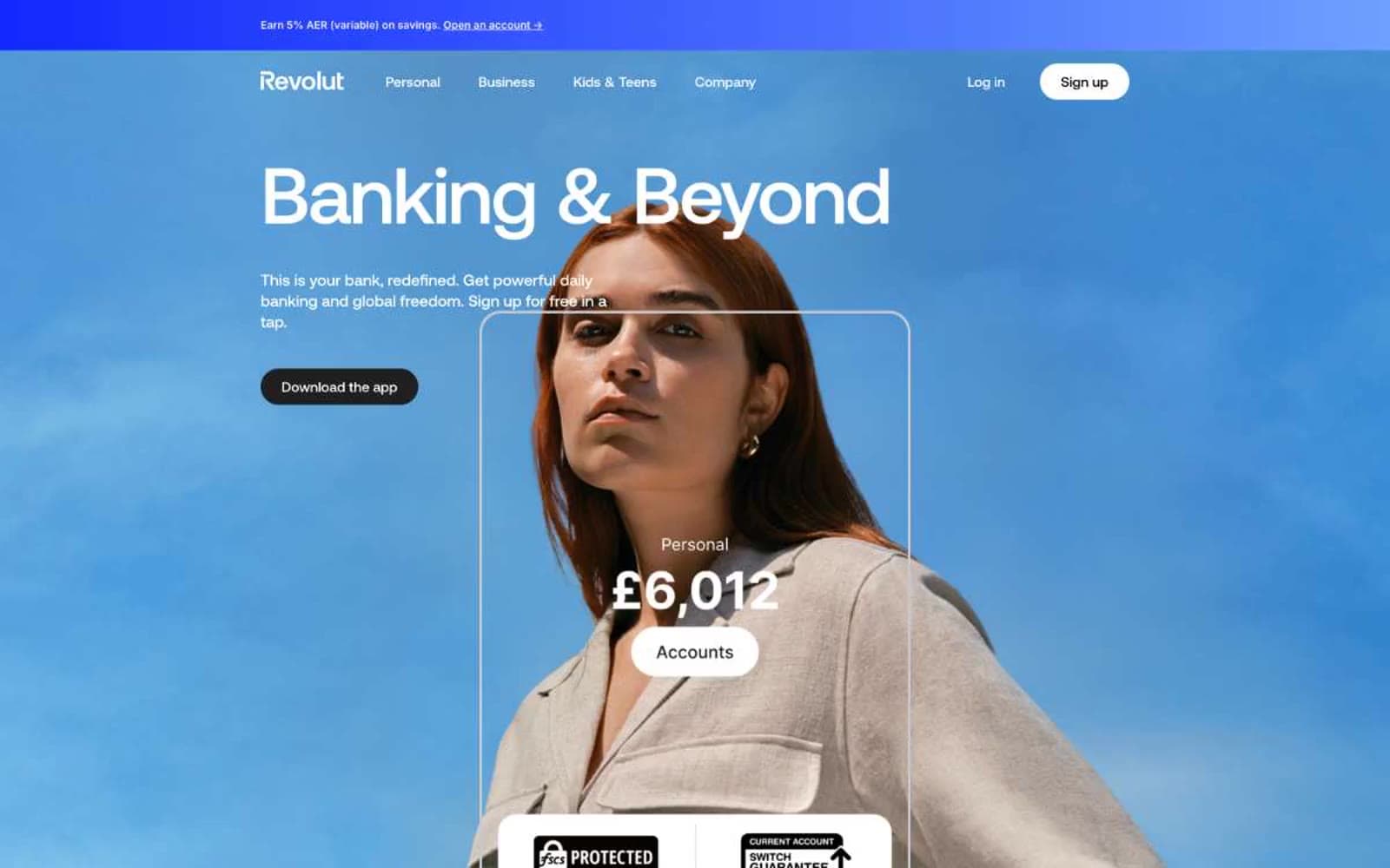 Screenshot of Revolut