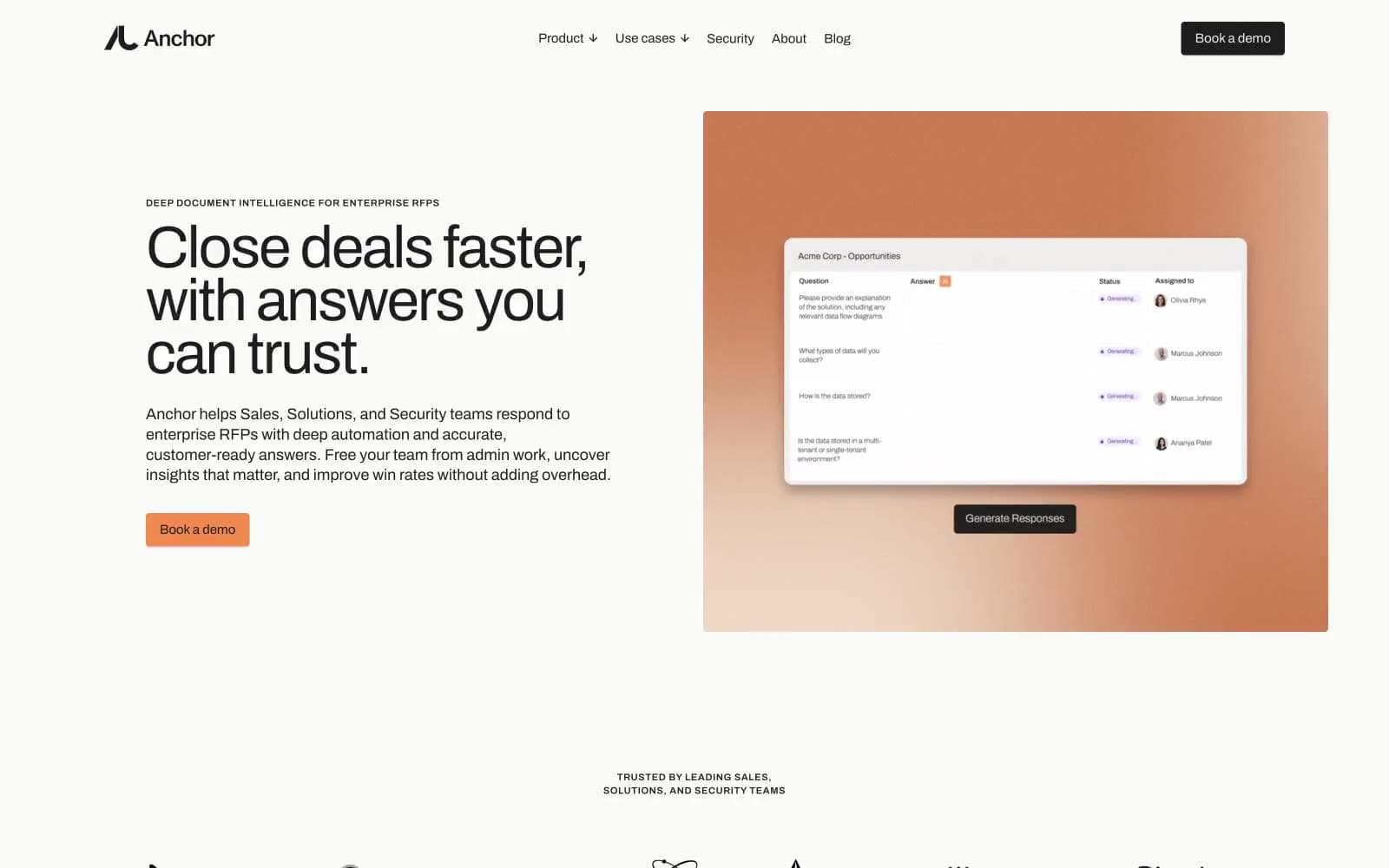 Screenshot of Getanchor