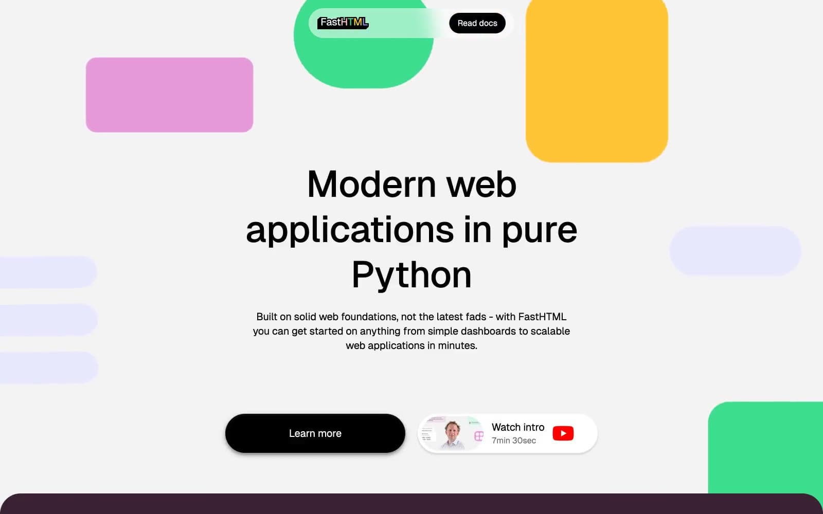 Screenshot of fastht.ml