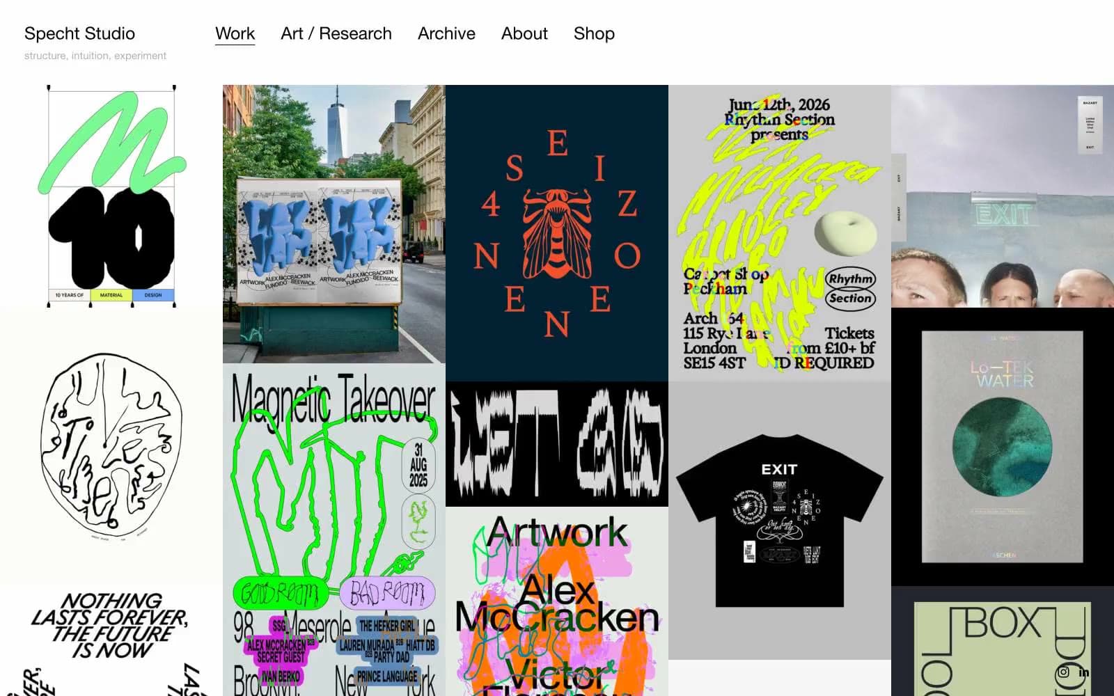Screenshot of Specht Studio