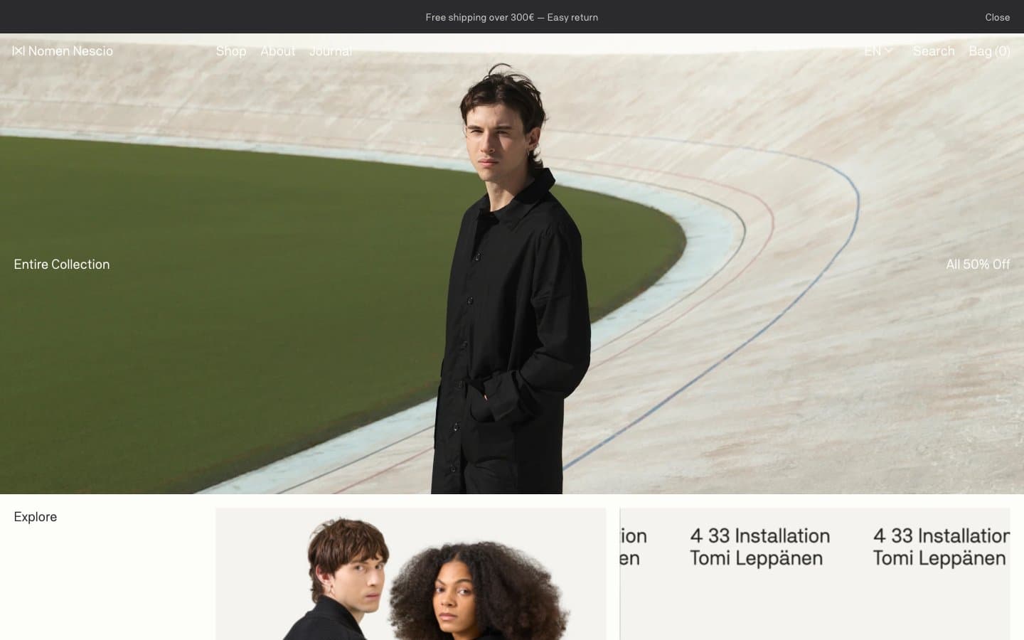 Screenshot of Nomen Nescio