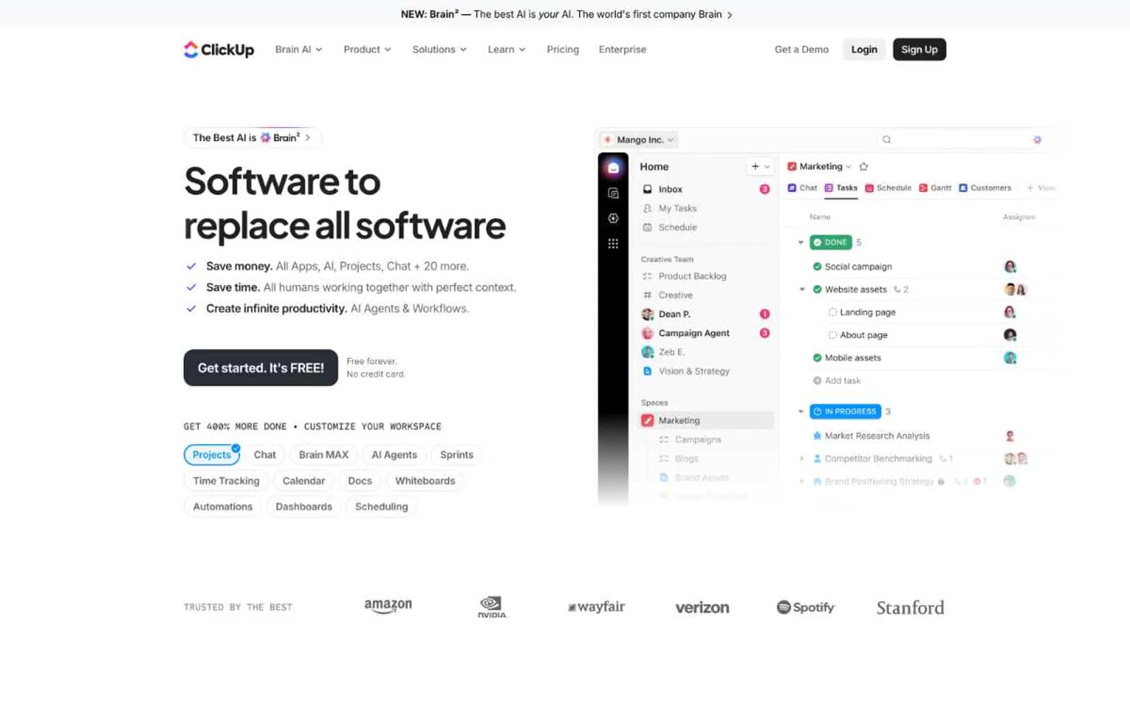 Screenshot of ClickUp™