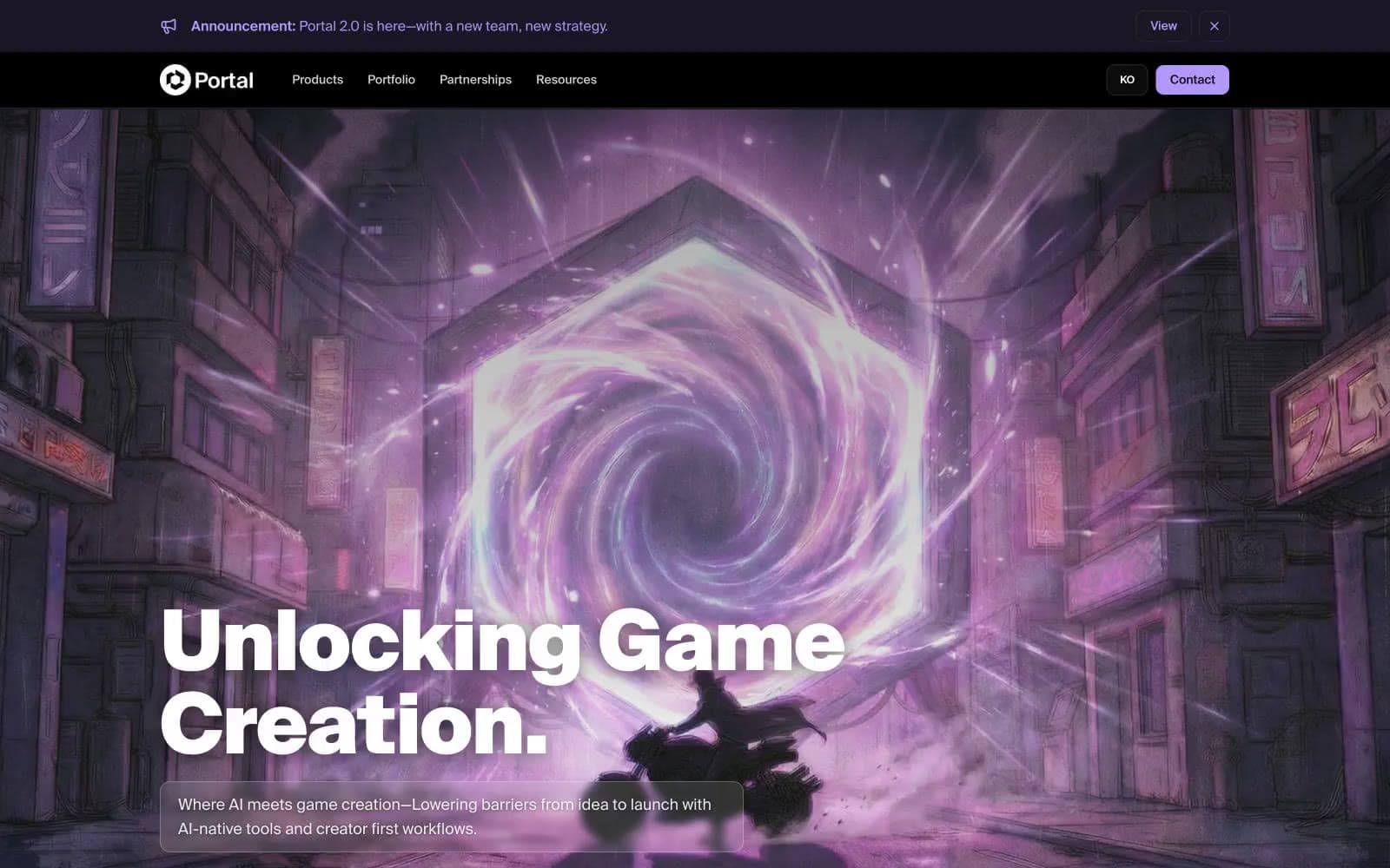 Screenshot of Portal