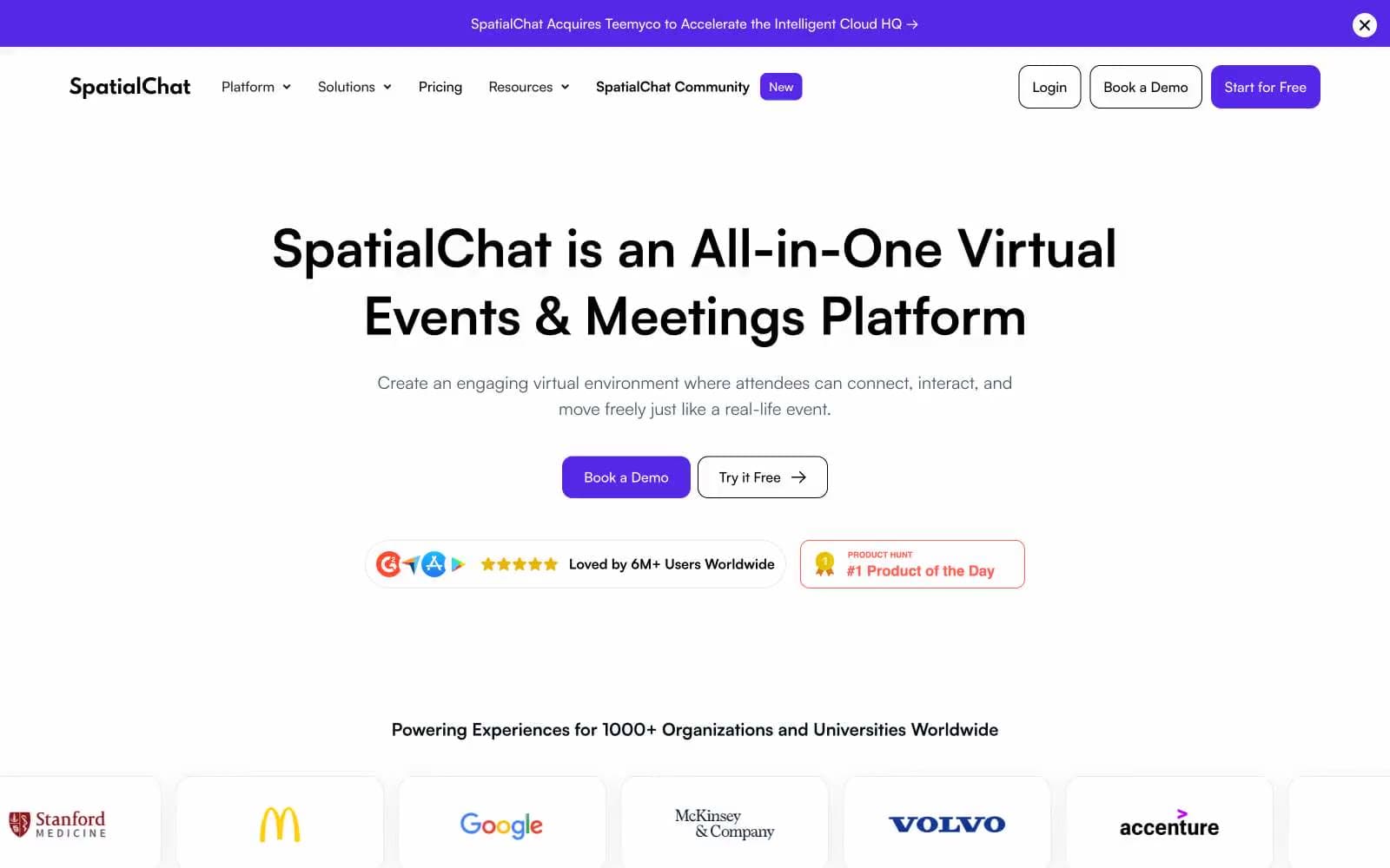 Screenshot of SpatialChat
