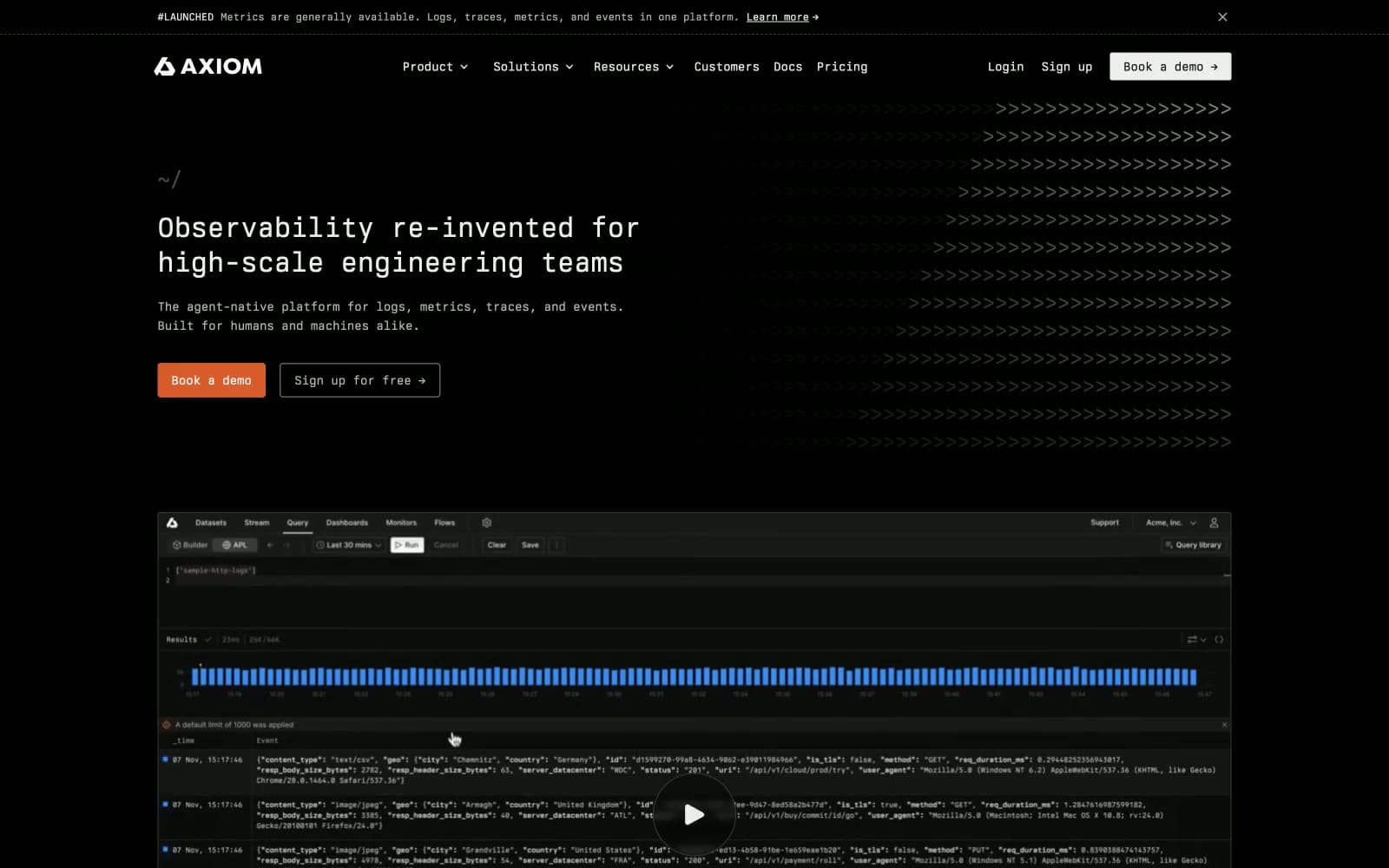 Screenshot of Axiom