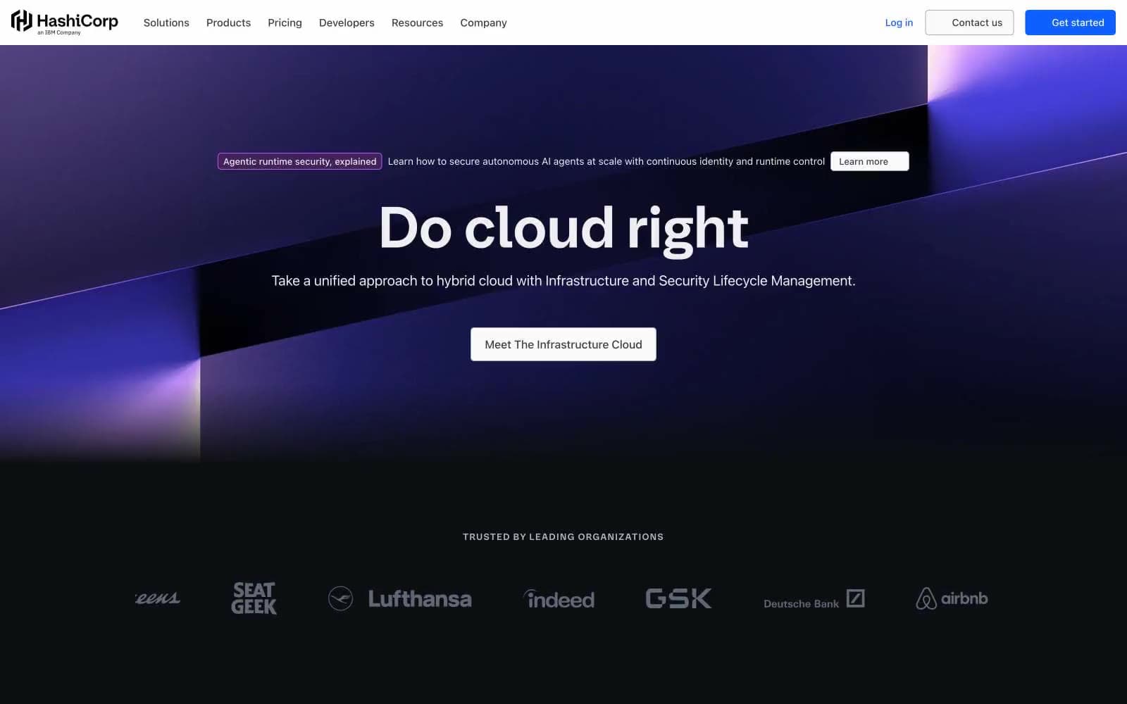 Screenshot of HashiCorp