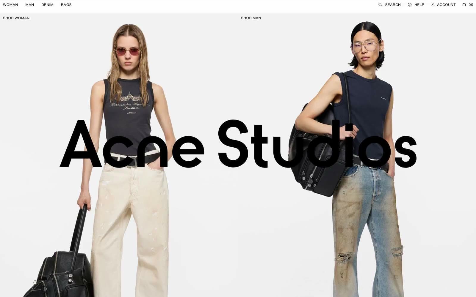 Screenshot of Acne Studios