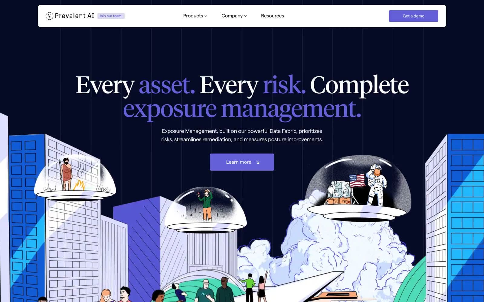Screenshot of Prevalent