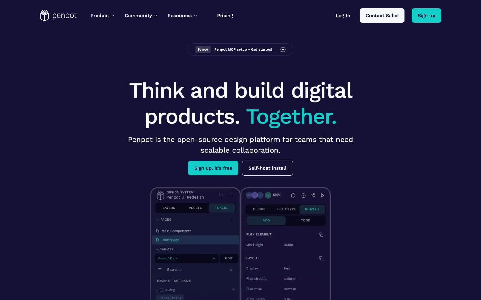 Screenshot of Penpot