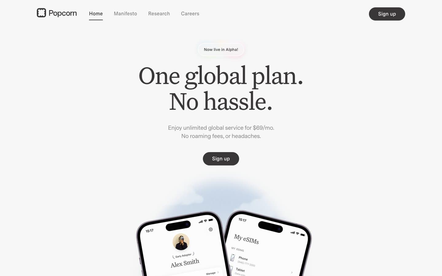 Screenshot of Popcorn