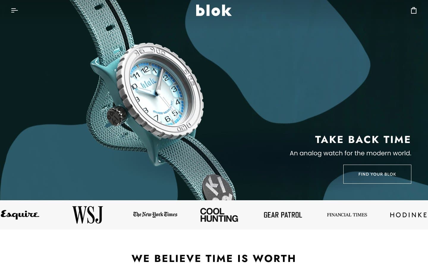 Screenshot of Blok