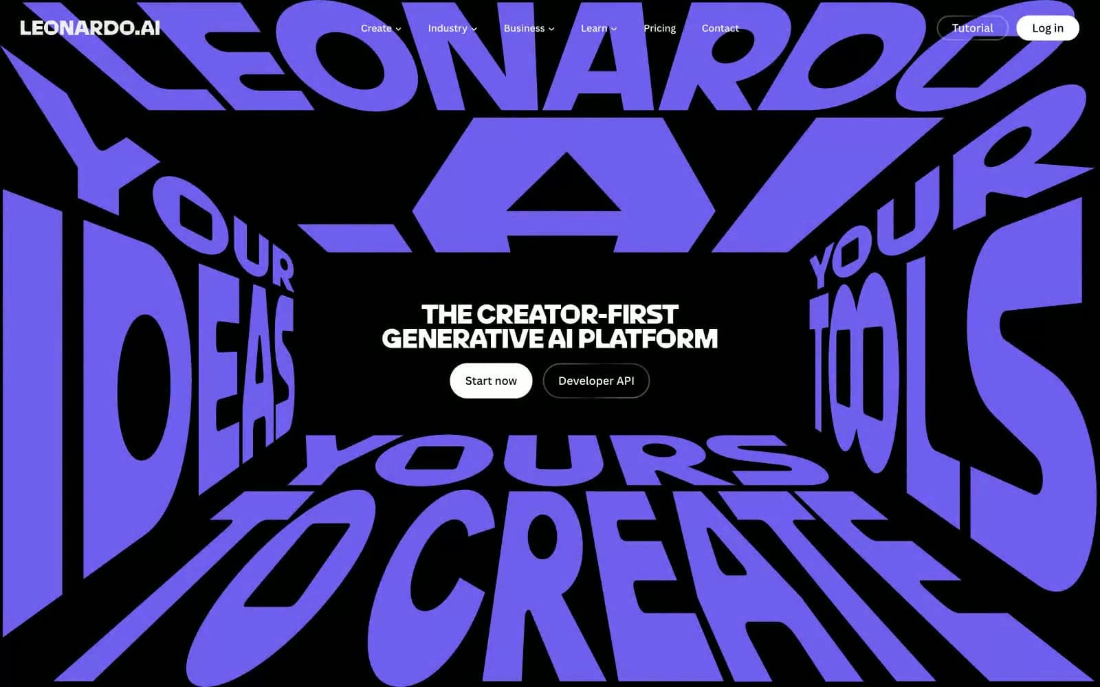 Screenshot of Leonardo.ai