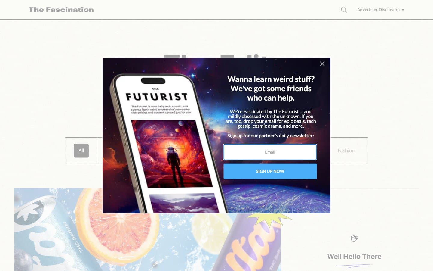 Screenshot of The Fascination The Fascination