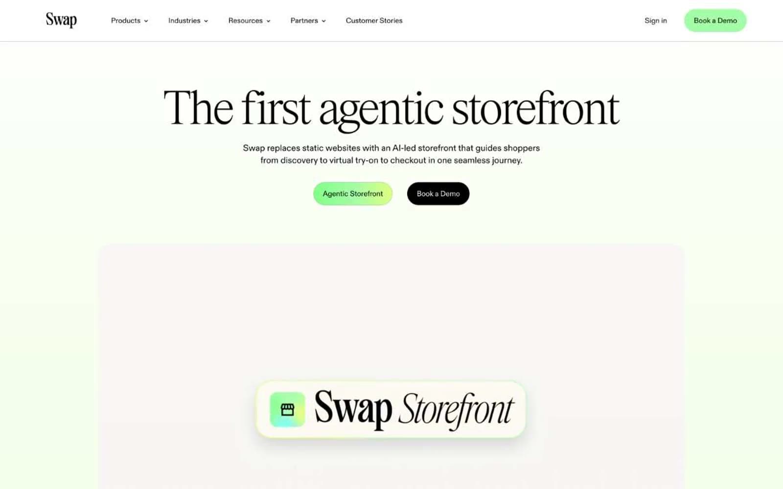 Screenshot of Swap