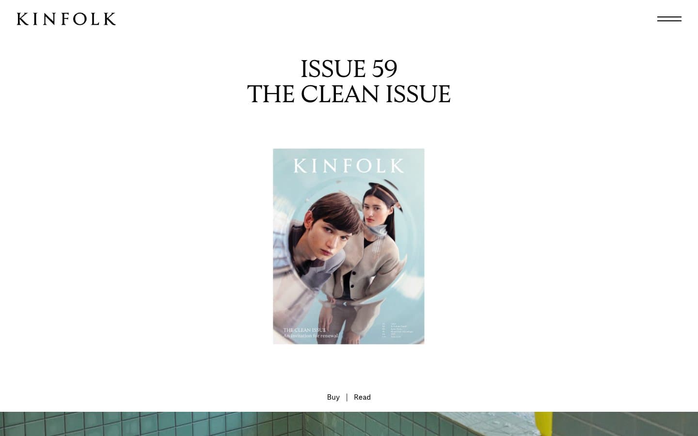 Screenshot of Kinfolk