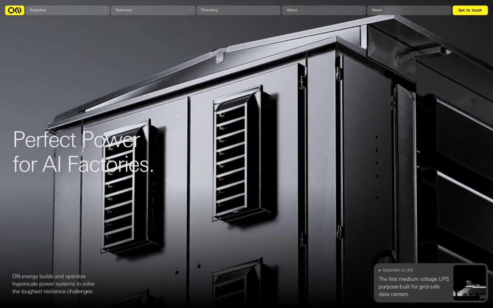 Screenshot of ON.energy