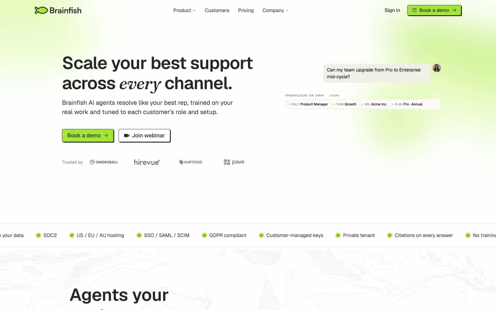 Screenshot of Brainfish