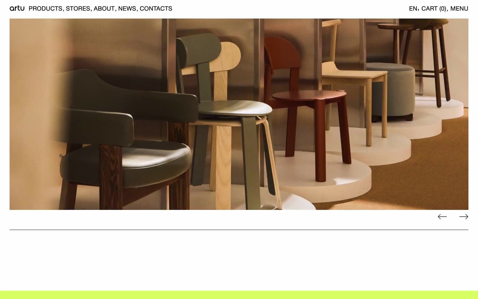 Screenshot of ARTU