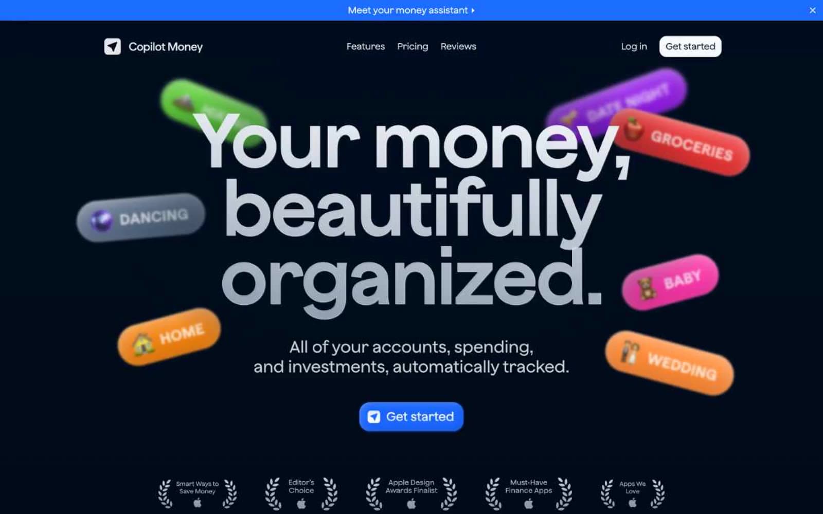 Screenshot of Copilot Money