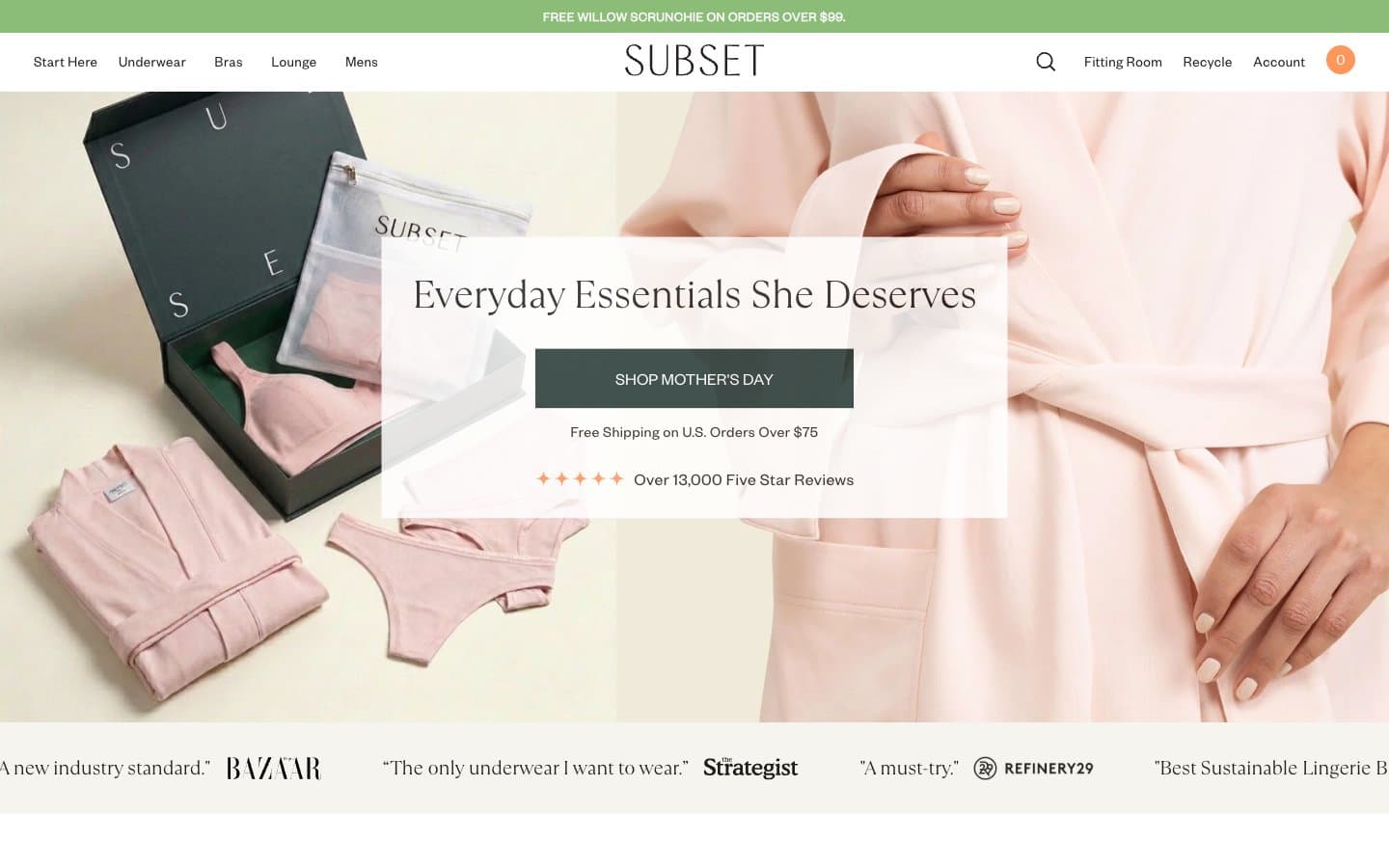 Screenshot of Subset