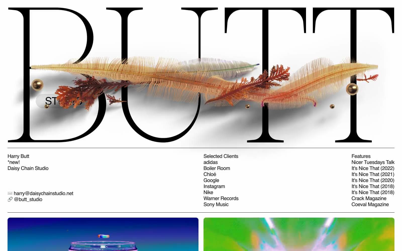 Screenshot of BUTT STUDIO