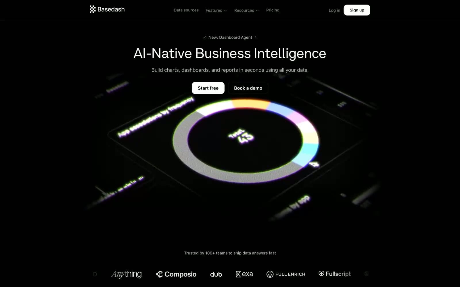 Screenshot of Basedash