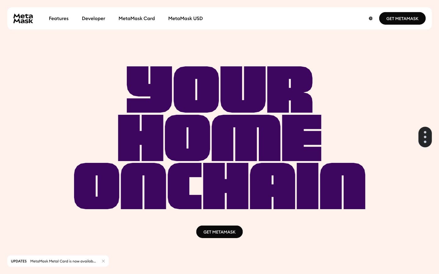 Screenshot of Metamask
