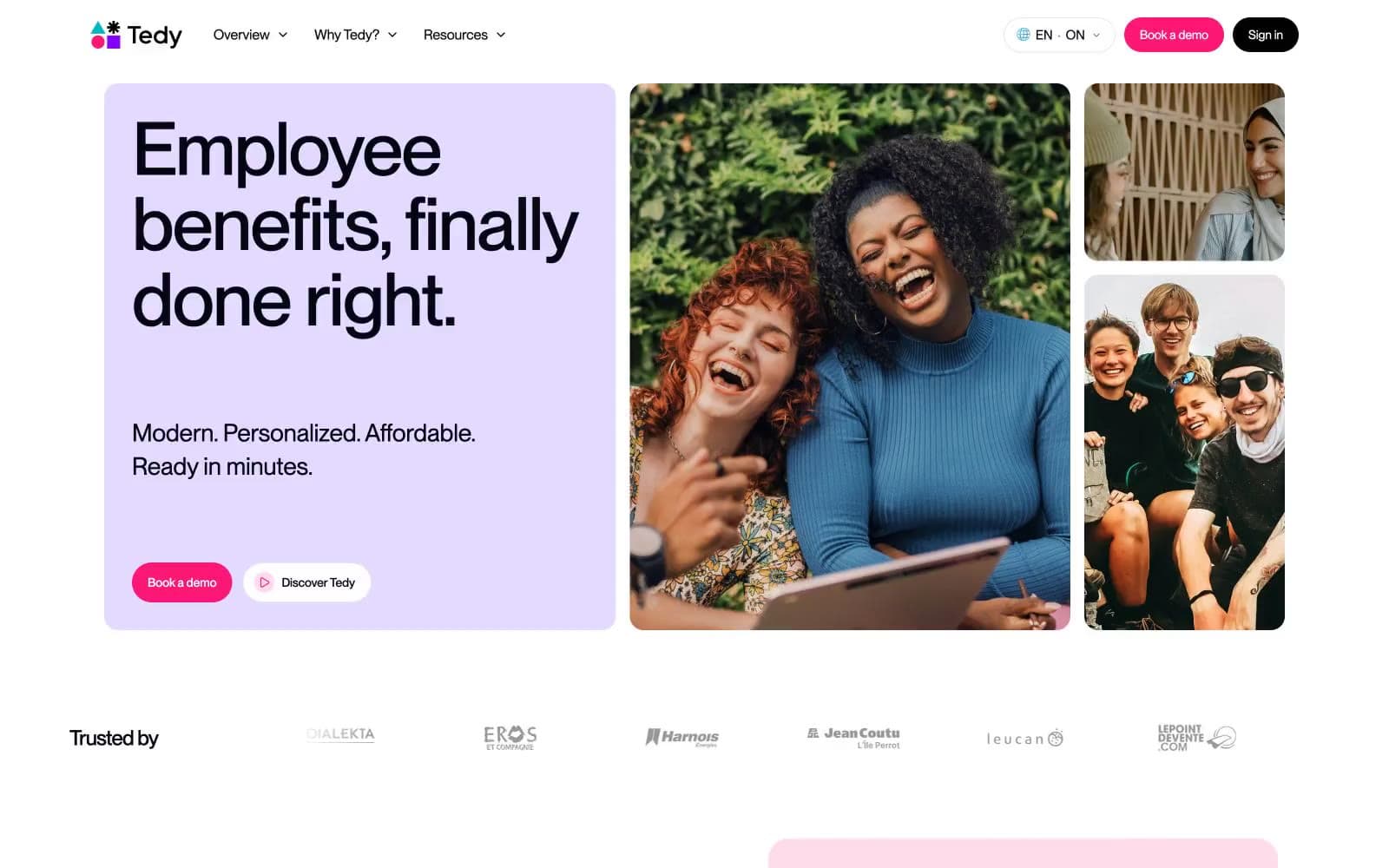 Screenshot of Tedy