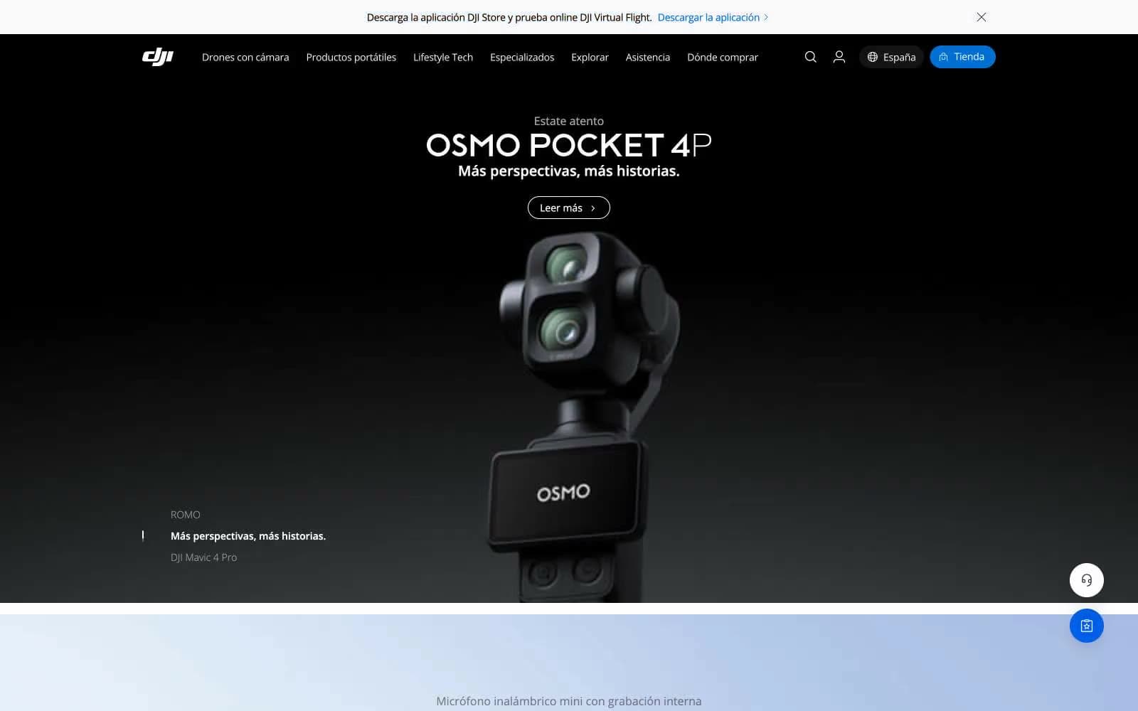 Screenshot of DJI
